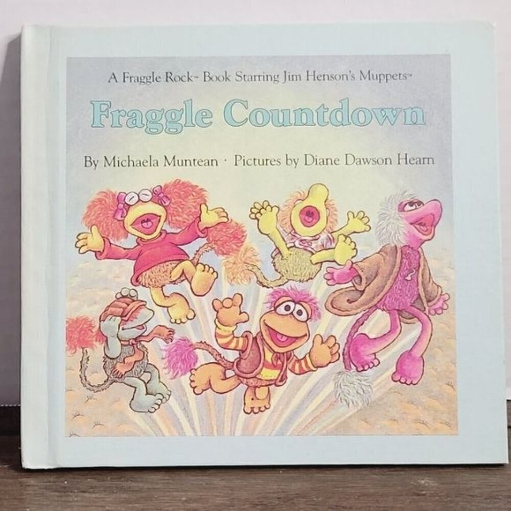 Vintage 80s 1985 Fraggle Countdown a Fraggle Rock Book Jim Henson's Muppets